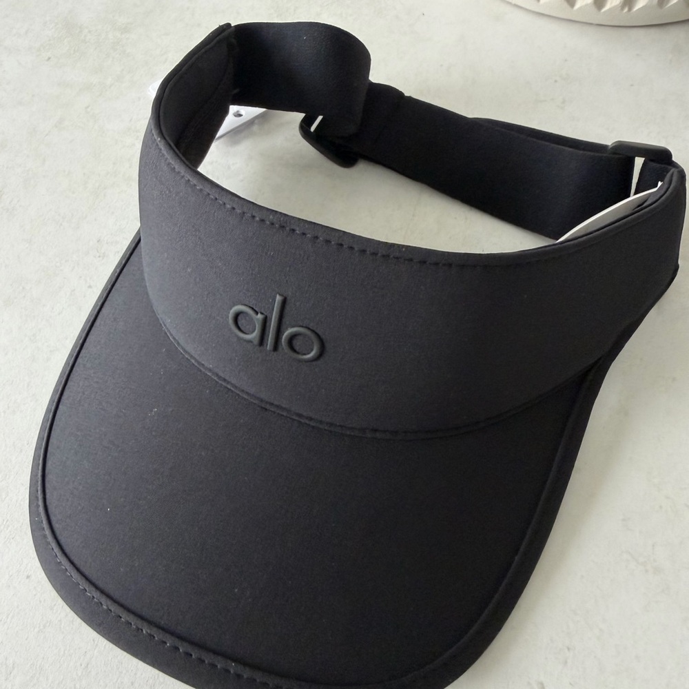 ALO Yoga Black Adjustable Visor